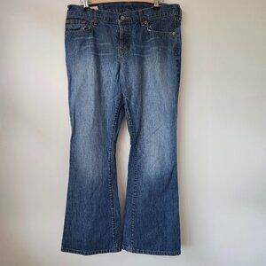 Abercrombie & Fitch Women's 1892 Button Fly Flare Jeans 90s/Y2K 10S
